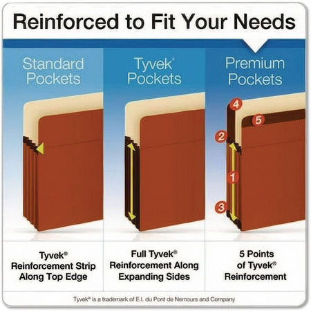 Pendaflex Straight Tab Cut Legal File Pocket - Alternate-Image1
