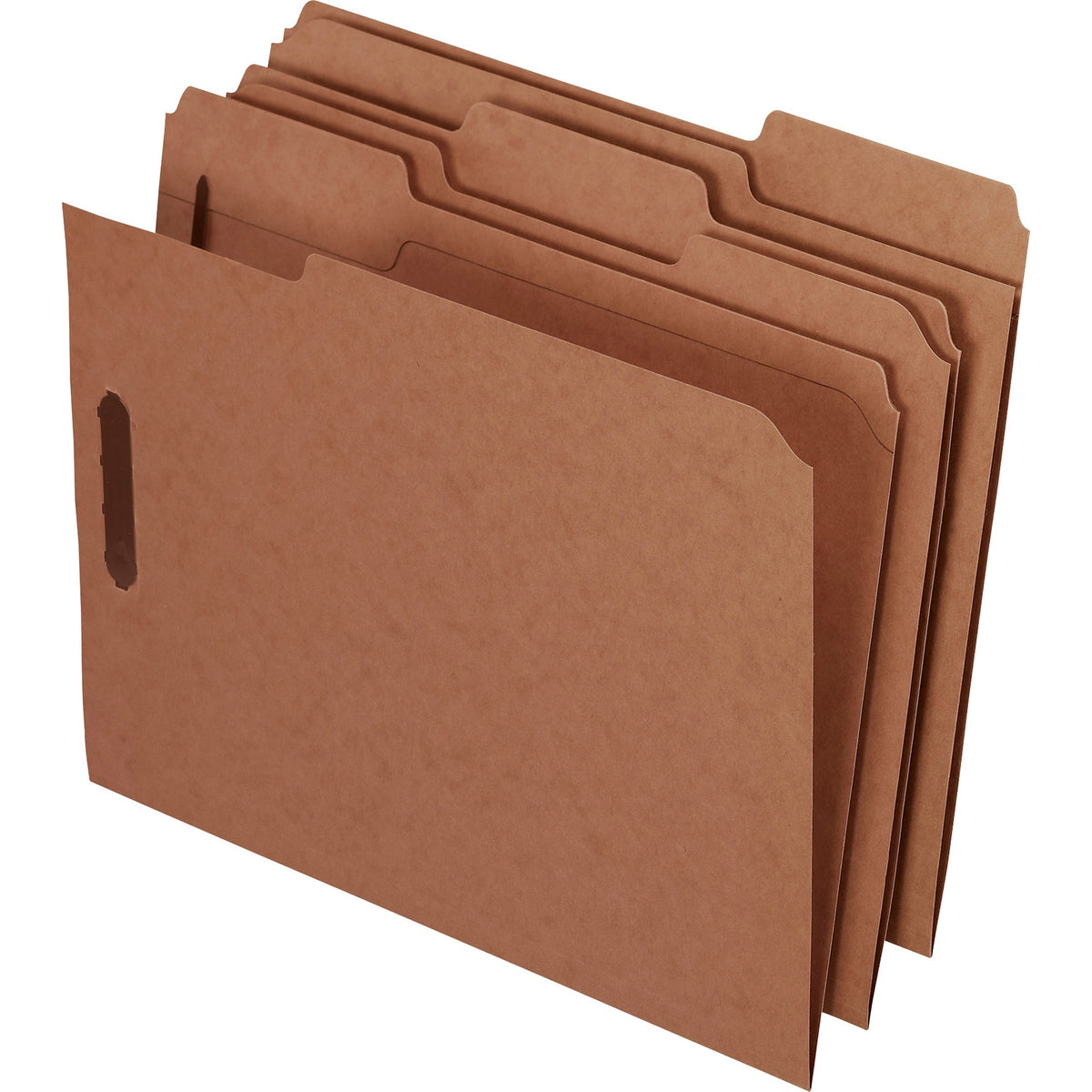 Pendaflex 1/3 Tab Cut Letter Recycled Fastener Folder - 8 1/2" x 11" - 2 Fastener(s) - 2" for Folder - 11 pt. - Heavyweight, Reinforced Tab - 10% Recycled - 50 / Box