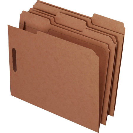 Pendaflex 1/3 Tab Cut Letter Recycled Fastener Folder - 8 1/2" x 11" - 2 Fastener(s) - 2" for Folder - 11 pt. - Heavyweight, Reinforced Tab - 10% Recycled - 50 / Box