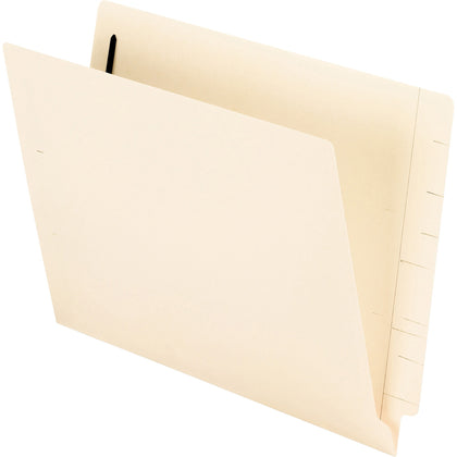 Pendaflex Recycled End Tab File Folders - Heavyweight Manila 2 Fasteners - 50/Box