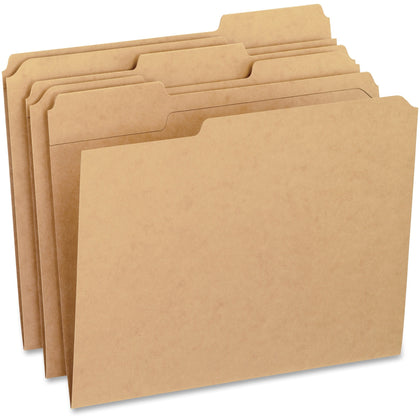Pendaflex Recycled Top Tab File Folders - Assorted Position - 100/Box