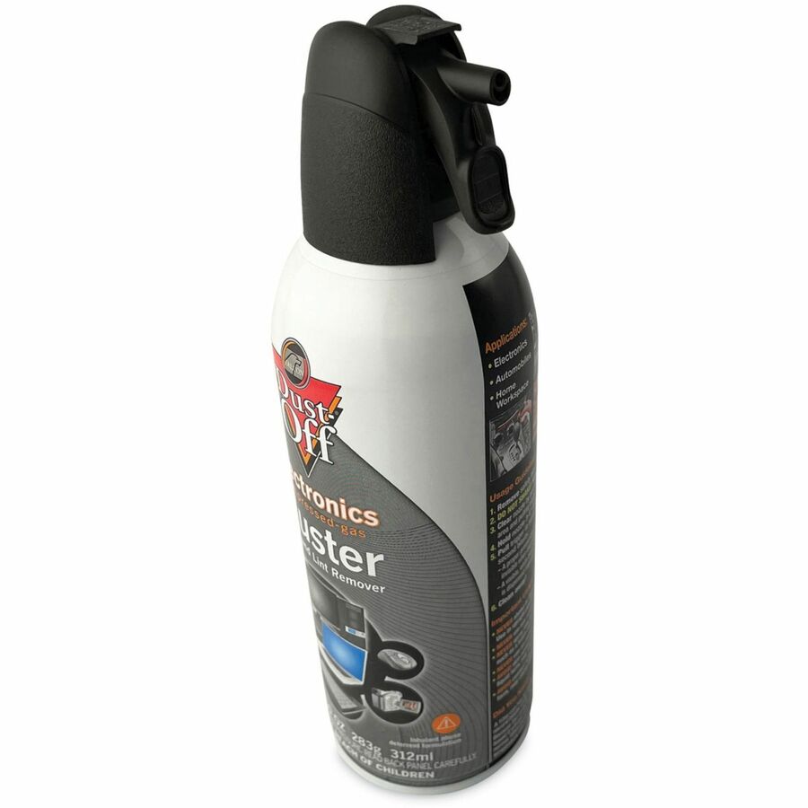 Dust-Off Compressed Gas Duster - For Multipurpose - Ozone-safe, Moisture-free, Disposable - 1 Each