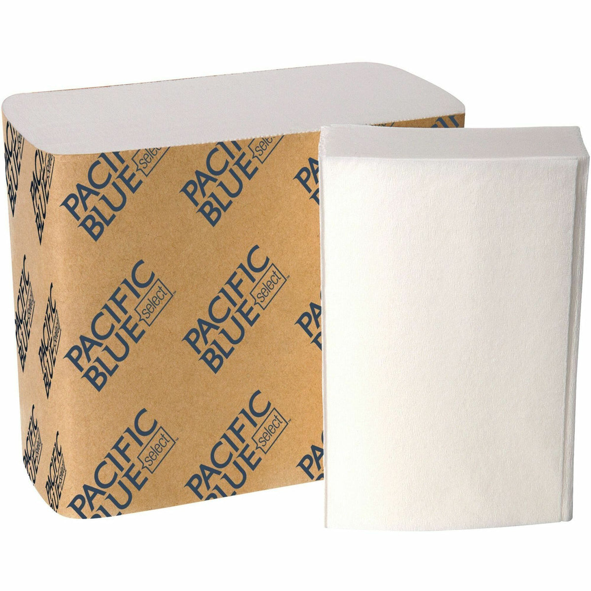 Safe-T-Gard® Door Tissue Dispenser Refill - 4" Width x 10" Length - White - 200/Pack - 40 / Carton