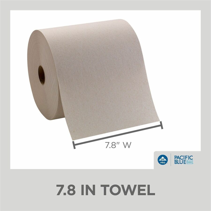 Pacific Blue Basic Recycled Hardwound Paper Roll Towel - Alternate-Image3