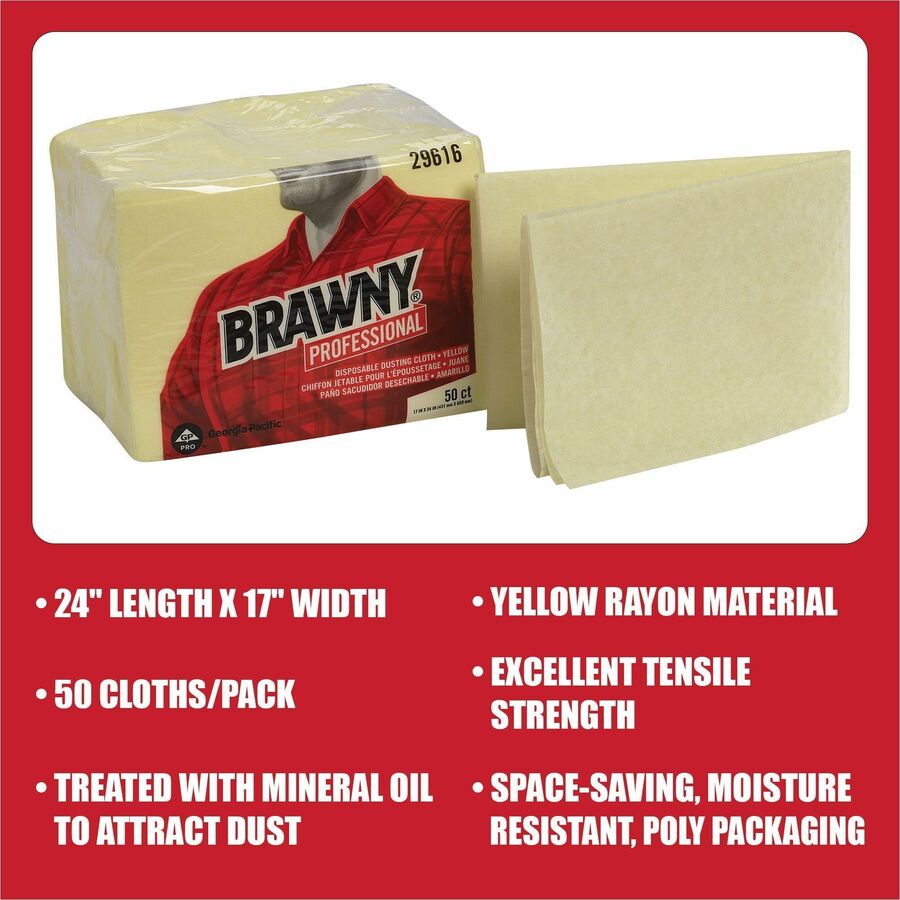 Brawny&reg; Professional Disposable Dusting Cloths - Alternate-Image1
