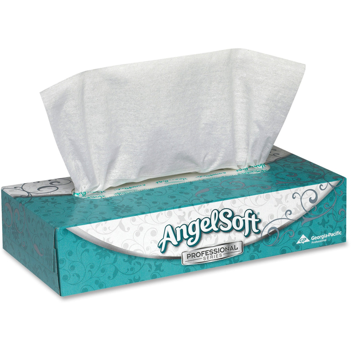 Angel Soft Professional Series Premium Facial Tissue - 2 Ply - 8.85" Width x 7.65" Length - White - Fiber/ - 100 / Box