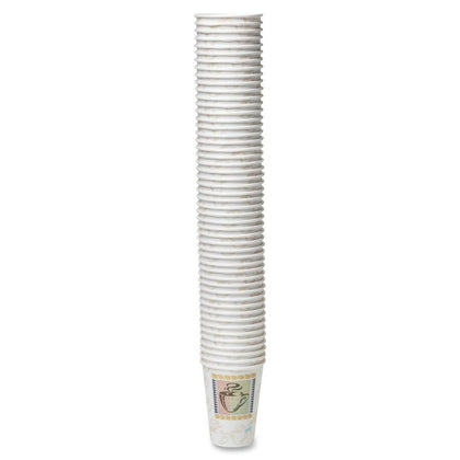 Dixie PerfecTouch 12 oz Coffee Cups - Insulated Paper Hot Drink Cups