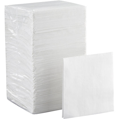 Dixie Beverage Napkin: 1/4-Fold 1 Ply 9.50’’ x White - 500/Pack - Napkins