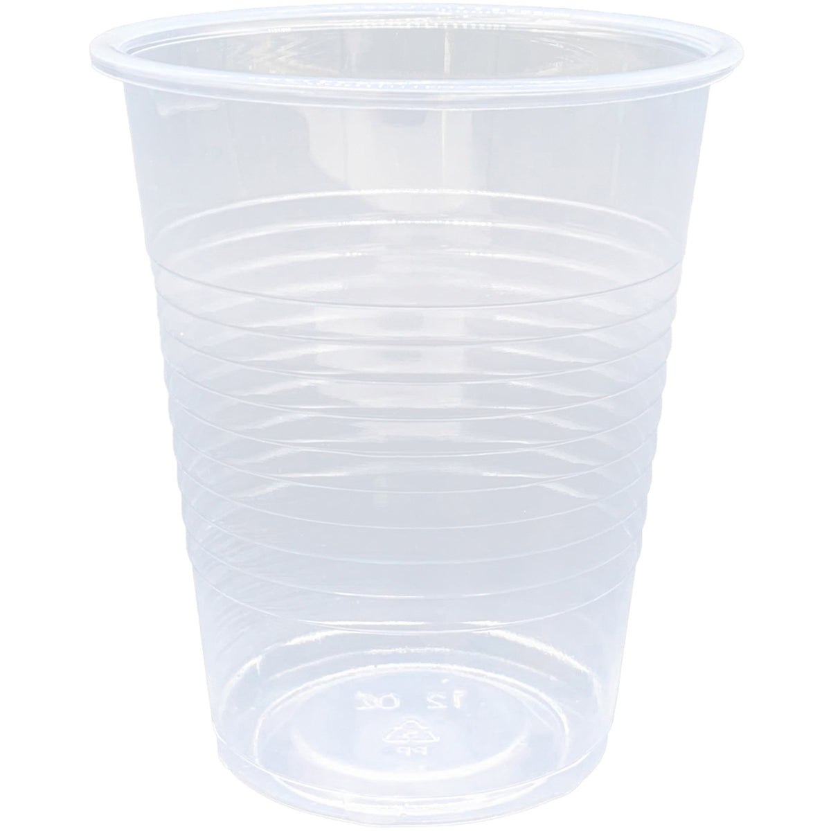 Genuine Joe Transparent Beverage Cups - 12 oz Clear Plastic - Cold Drink - 100/Pack