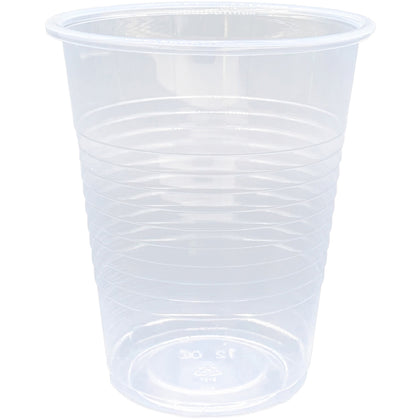 Genuine Joe Transparent Beverage Cups - 12 oz Clear Plastic - Cold Drink - 100/Pack