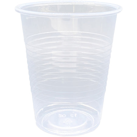 Genuine Joe Transparent Beverage Cups - 12 oz Clear Plastic - Cold Drink - 100/Pack
