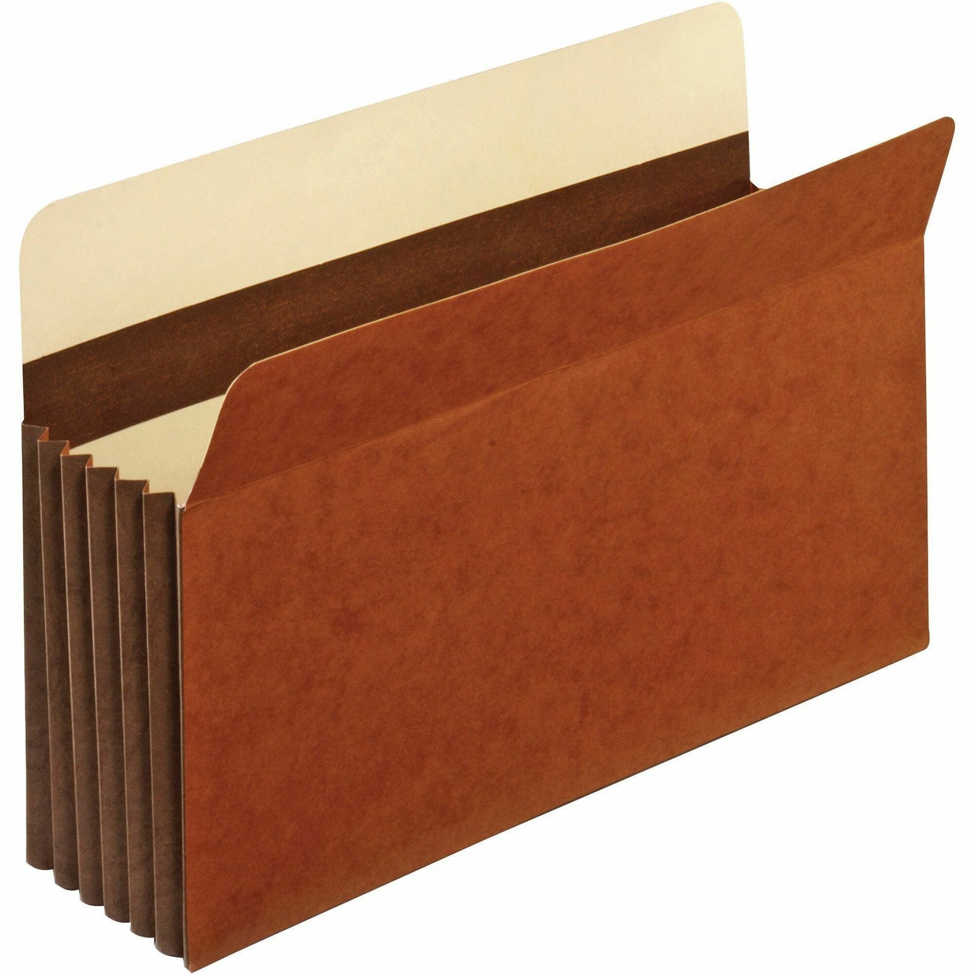 Pendaflex Legal Recycled Expanding File - 8 1/2" x 14" - 5 1/4" Expansion - 24 pt. - Tyvek - Brown - Reinforced, Reinforced Gusset, Heavy Duty, Tear Resistant, Wear Resistant, Durable - 10% Recycled - 10 / Box