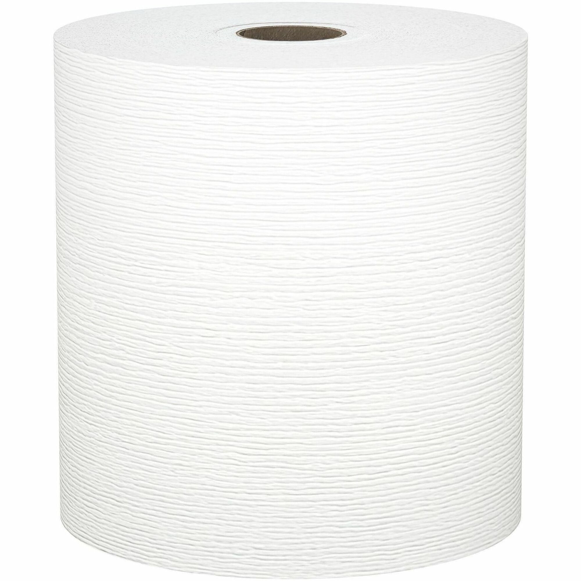 Kleenex® Universal Hard Roll Paper Towels - 8" Width x 425 ft Length - White - Paper - 12 / Carton