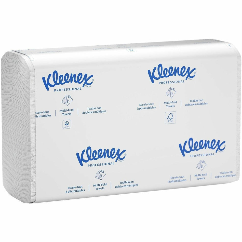 Kleenex® C-Fold Towels - 10.13" Width x 13.25" Length - White - 150/Pack - 16 / Carton