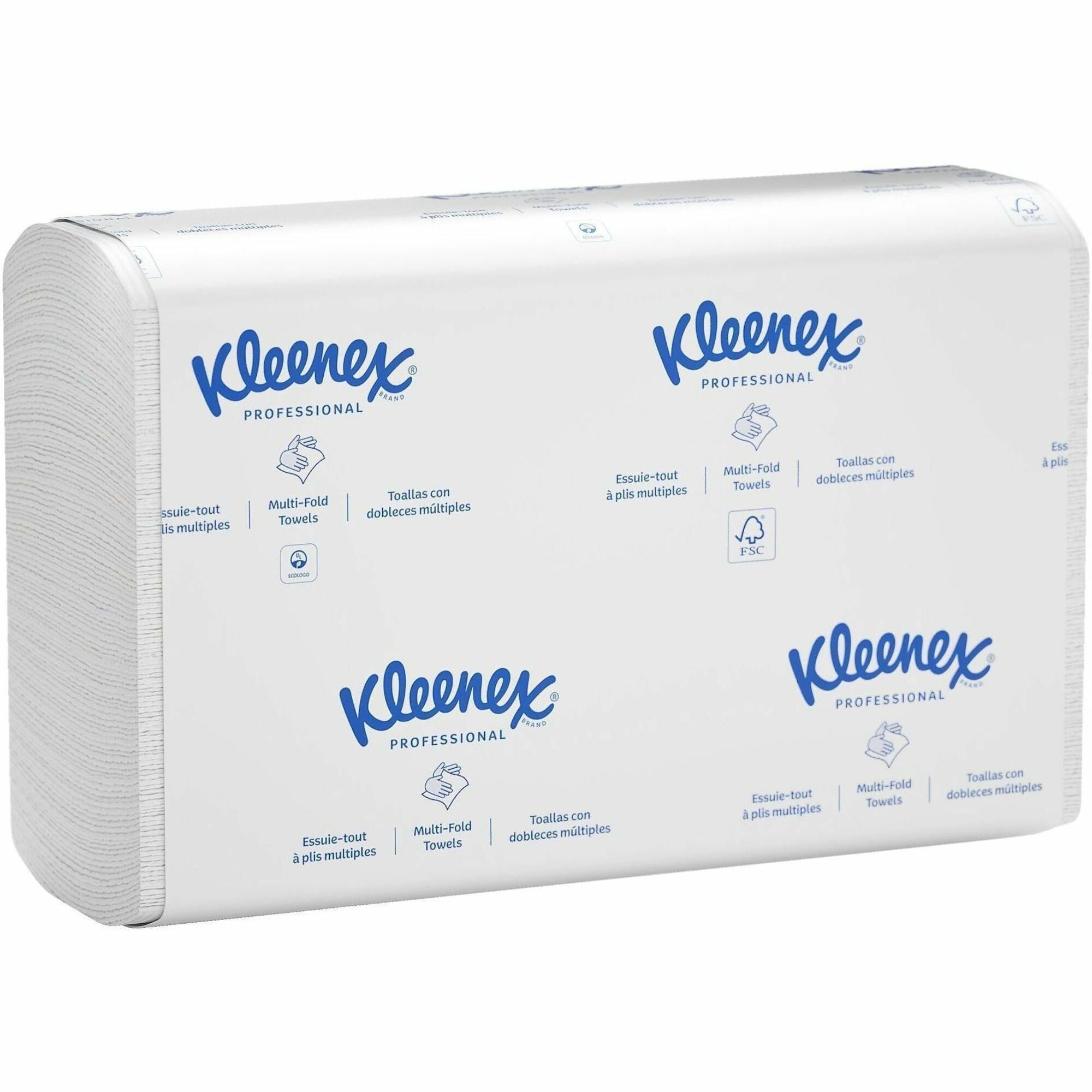 Kleenex® Multi-Fold Paper Towels - 9.20" Width x 9.40" Length - White - 150/Pack - 16 / Carton