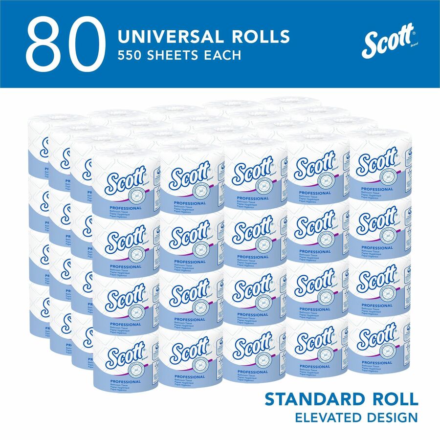 Scott Professional Standard Roll Toilet Paper with Elevated Design - Alternate-Image10