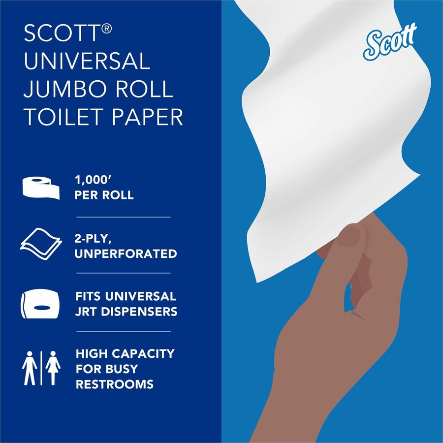 Scott High-Capacity Jumbo Roll Toilet Paper - Alternate-Image1