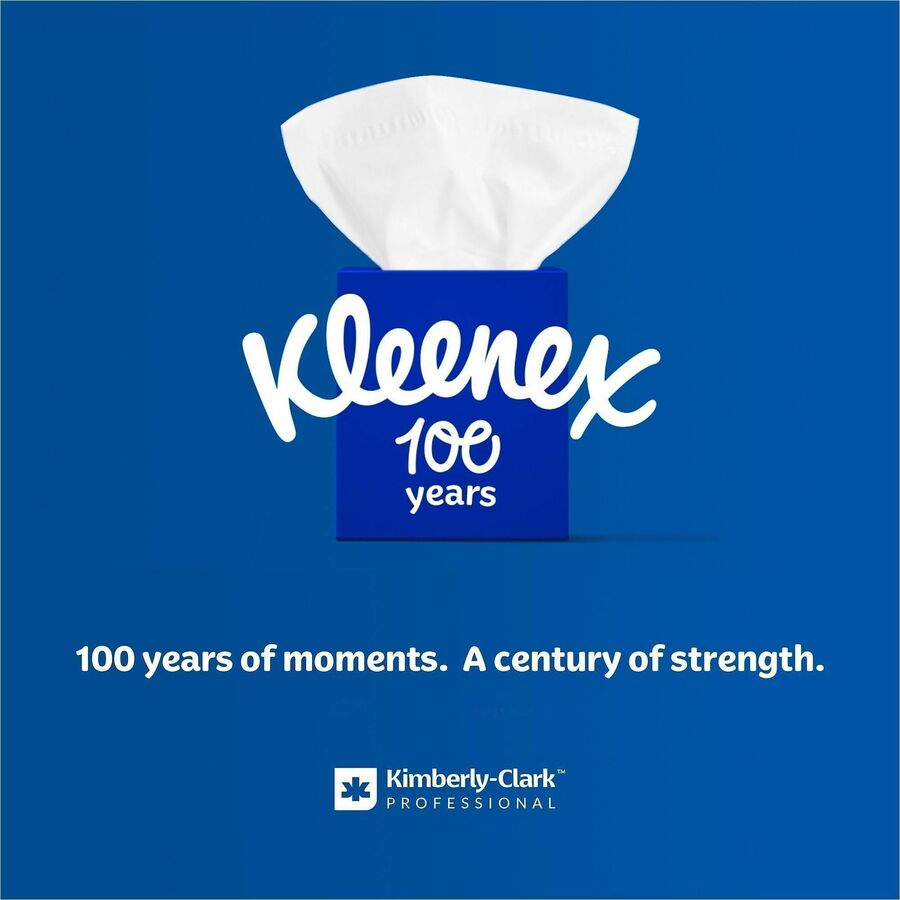 Kleenex Professional Facial Tissue for Business - Flat Box - Front