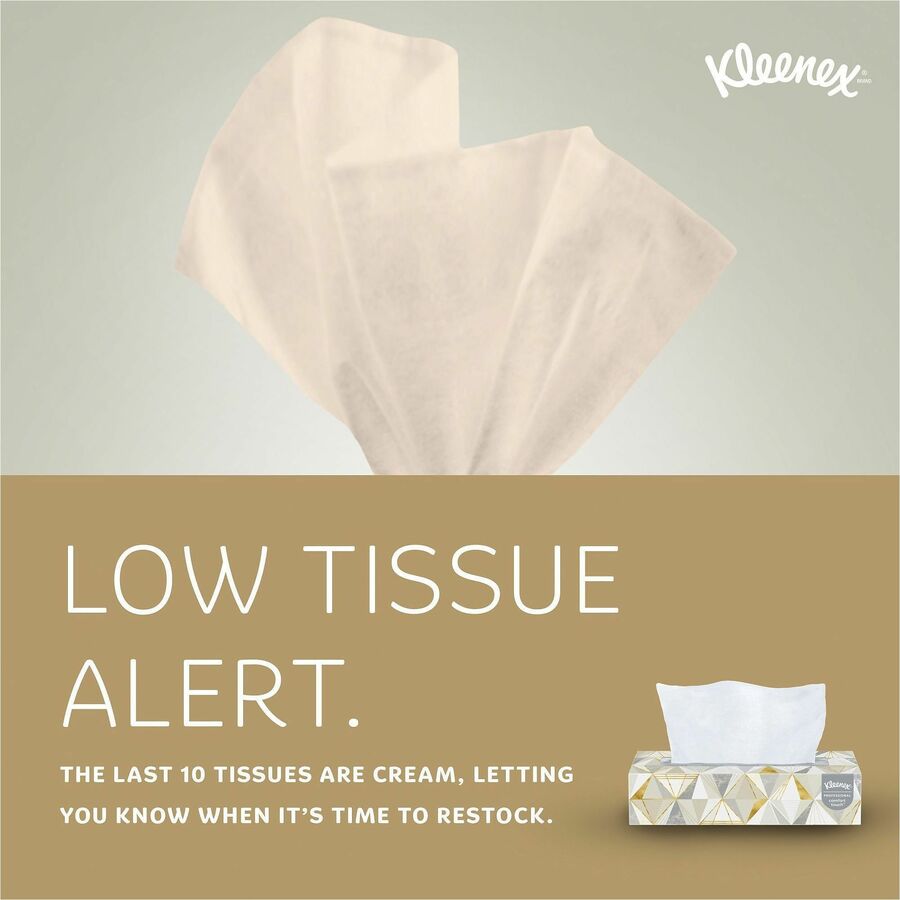 Kleenex Professional Facial Tissue for Business - Flat Box - Top