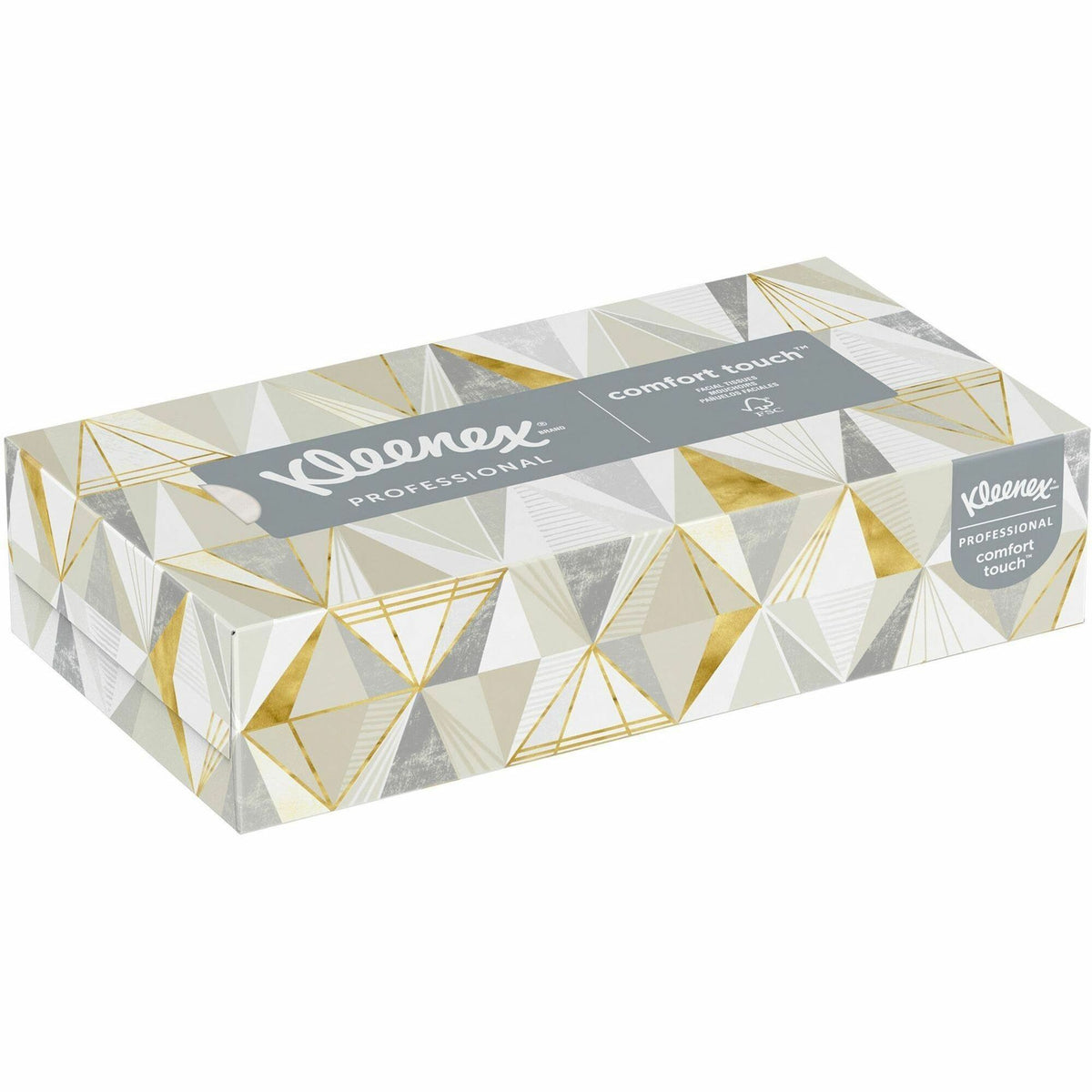 Kleenex Professional Facial Tissue for Business - Flat Box - 2 Ply - 8.40" Width x 8.60" Length - White - 125 / Box