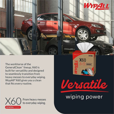 Wypall GeneralClean X60 Multi-Task Cleaning Cloths - Pop-Up Box - Alternate-Image3