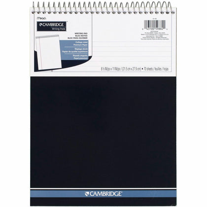 Mead Premium Wirebound Legal Pad: College Ruled 70 Sheets 8.5’’ x 11.75’’ - Notebooks