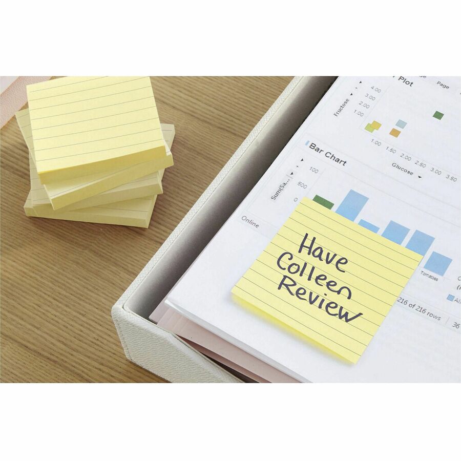 Post-it&reg; Lined Notes - Left