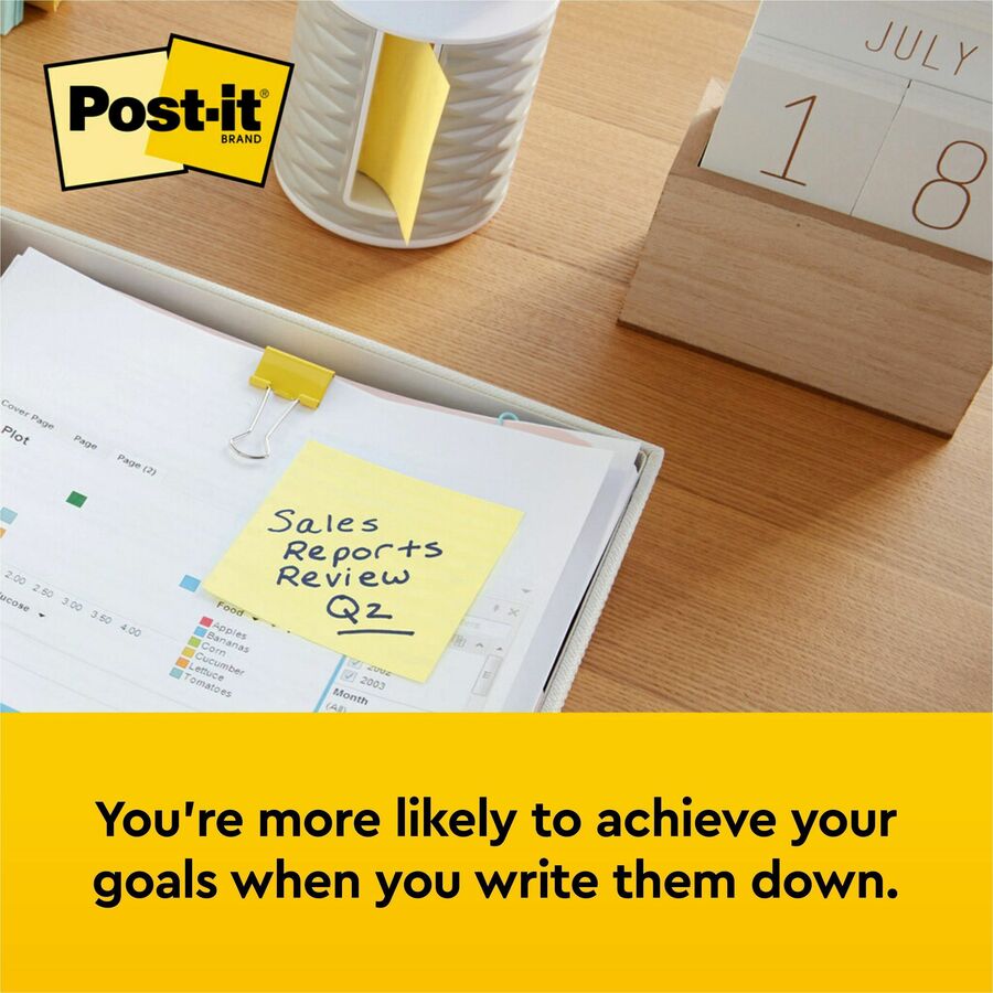 Post-it&reg; Notes Original Notepads - Top