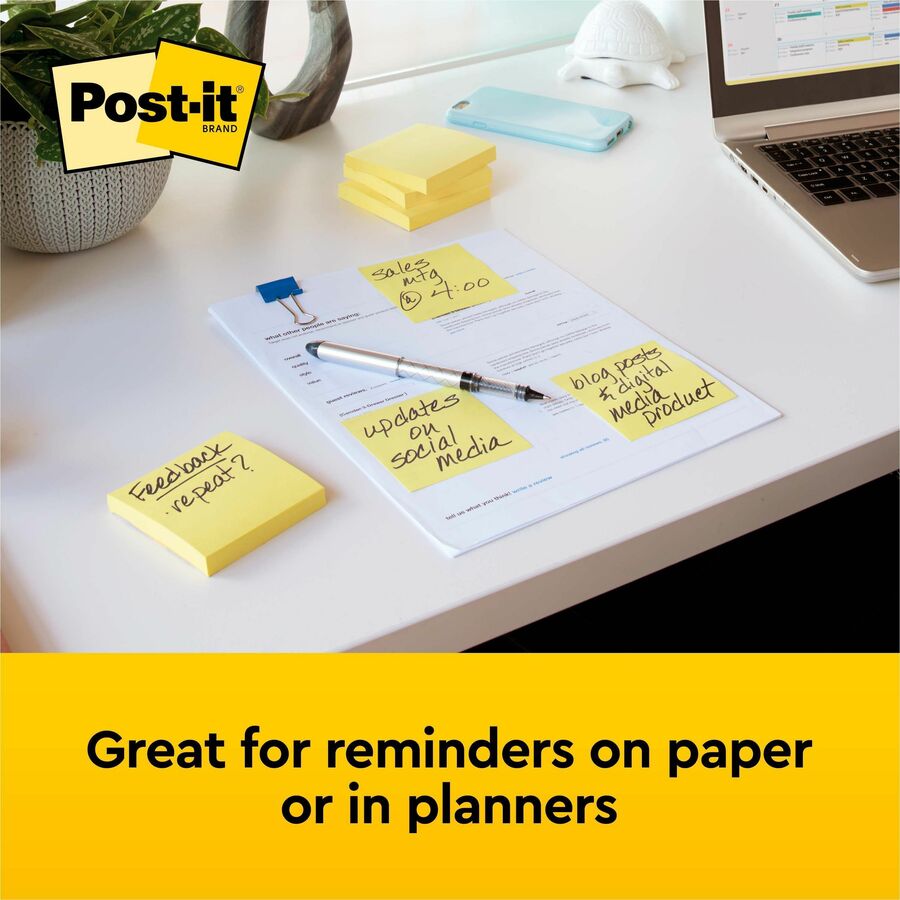 Post-it&reg; Notes Original Notepads - Bottom