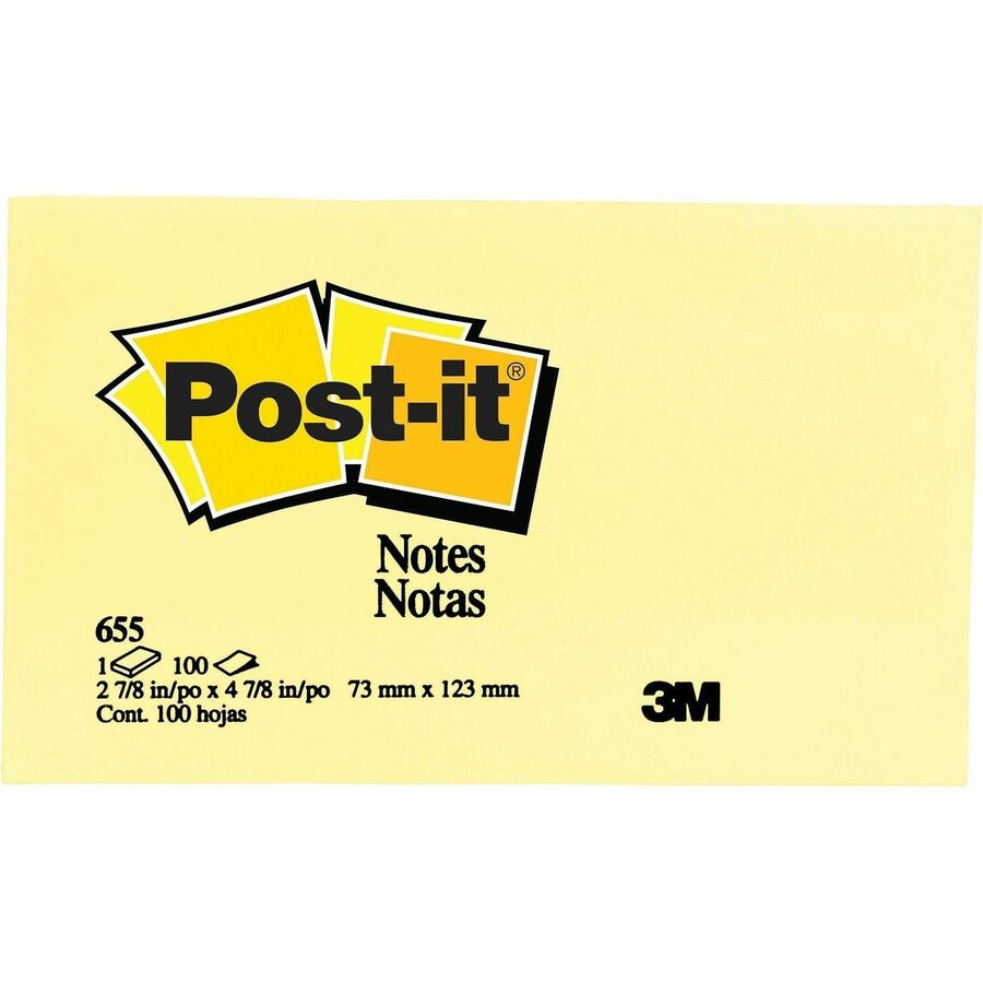 Post-it&reg; Notes Original Notepads - Front
