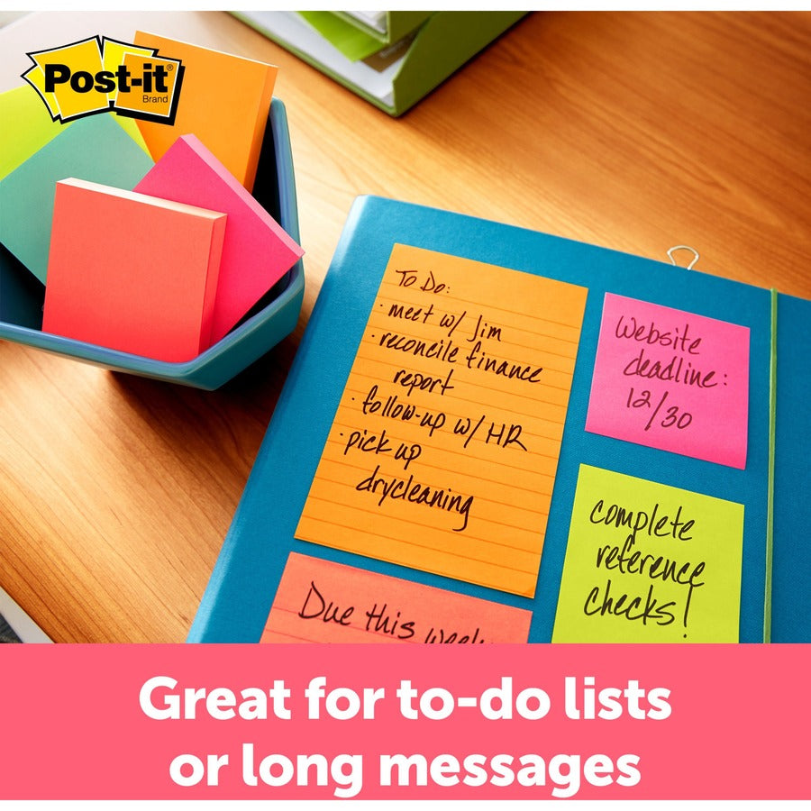 Post-it&reg; Lined Notes - Poptimistic Color Collection - Alternate-Image2