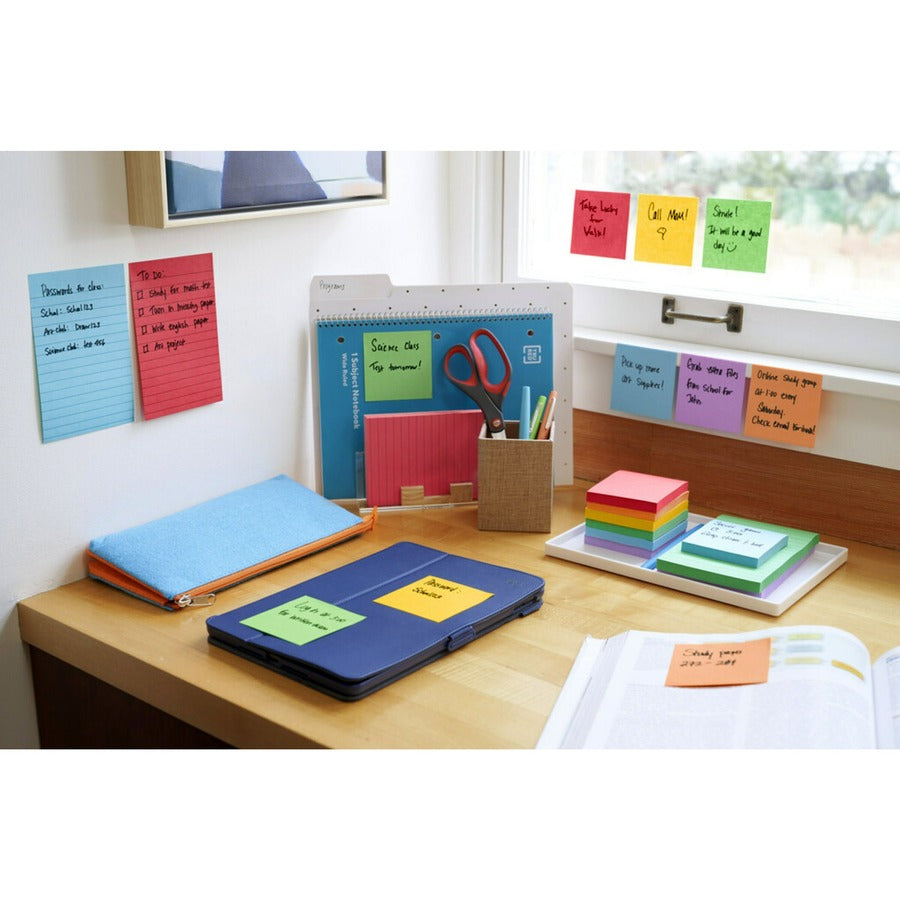 Post-it&reg; Notes Original Lined Notepads -Playful Primaries Color Collection - Alternate-Image5