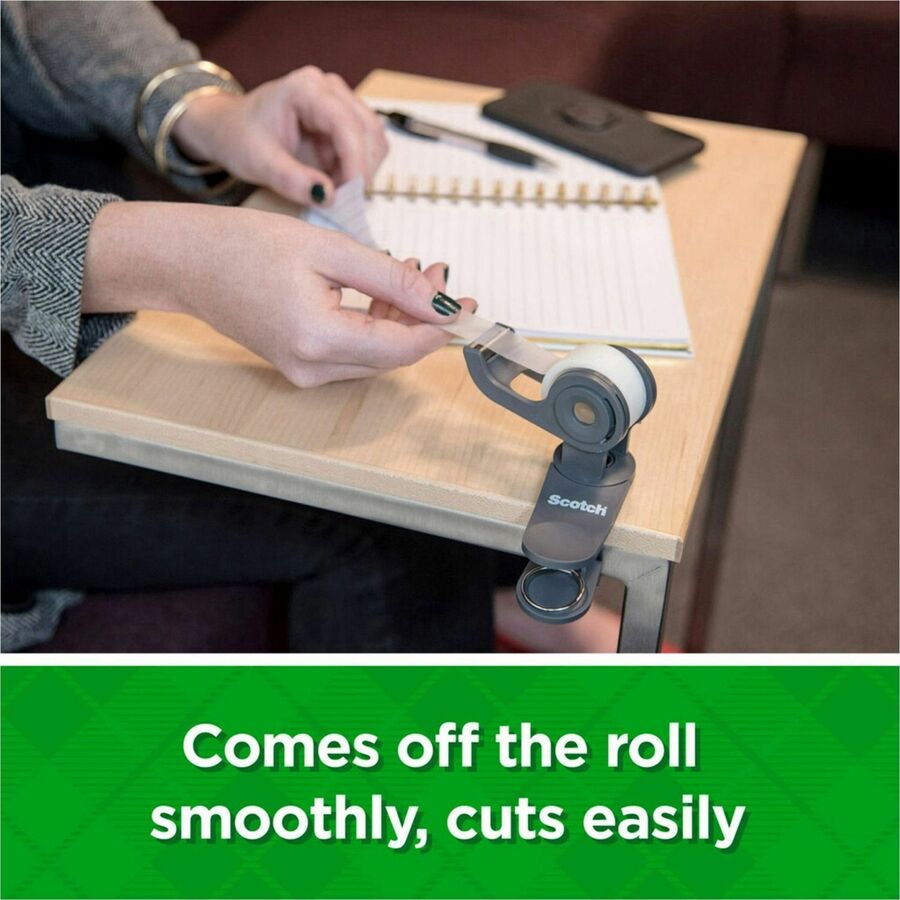 Scotch 3/4"W Magic Tape - 27.78 yd Length x 0.75" Width - 1" Core - Matte - Clear - Split Resistant, Tear Resistant - For Document, Book, Patching, Mending, Splicing - 16 / Pack