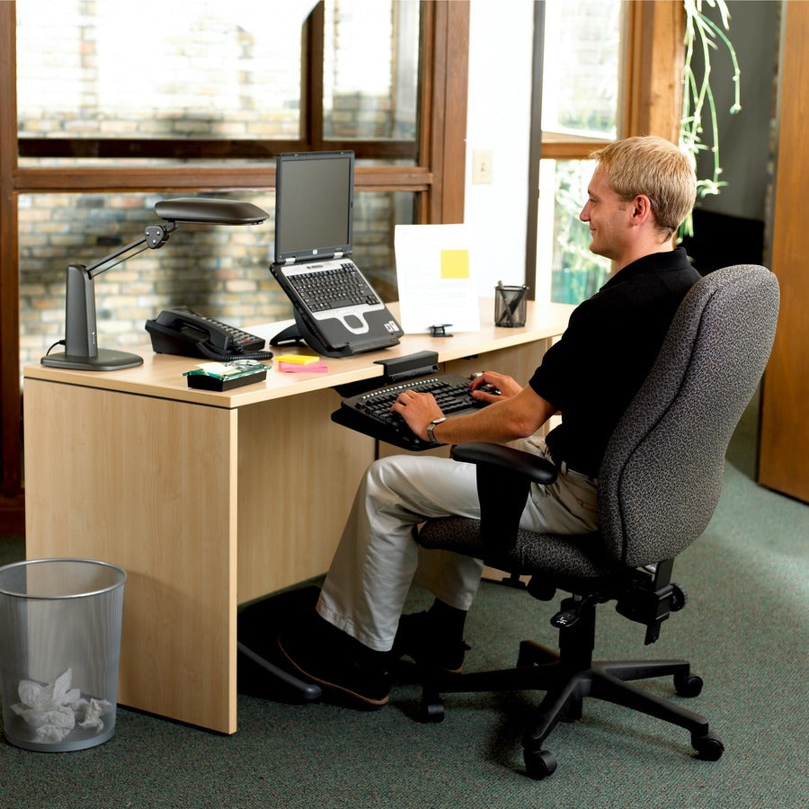 Post-it® Dispenser Notes and Flag Dispenser - 3" x 3" Note, 1" Flag - 100 Note Capacity - 50 Flag Capacity - Translucent, Black