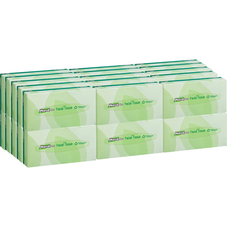Marcal Pro Facial Tissue - Flat Box - 2 Ply - 4.50" Width x 8.60" Length - White - 100/Box - 30 / Carton