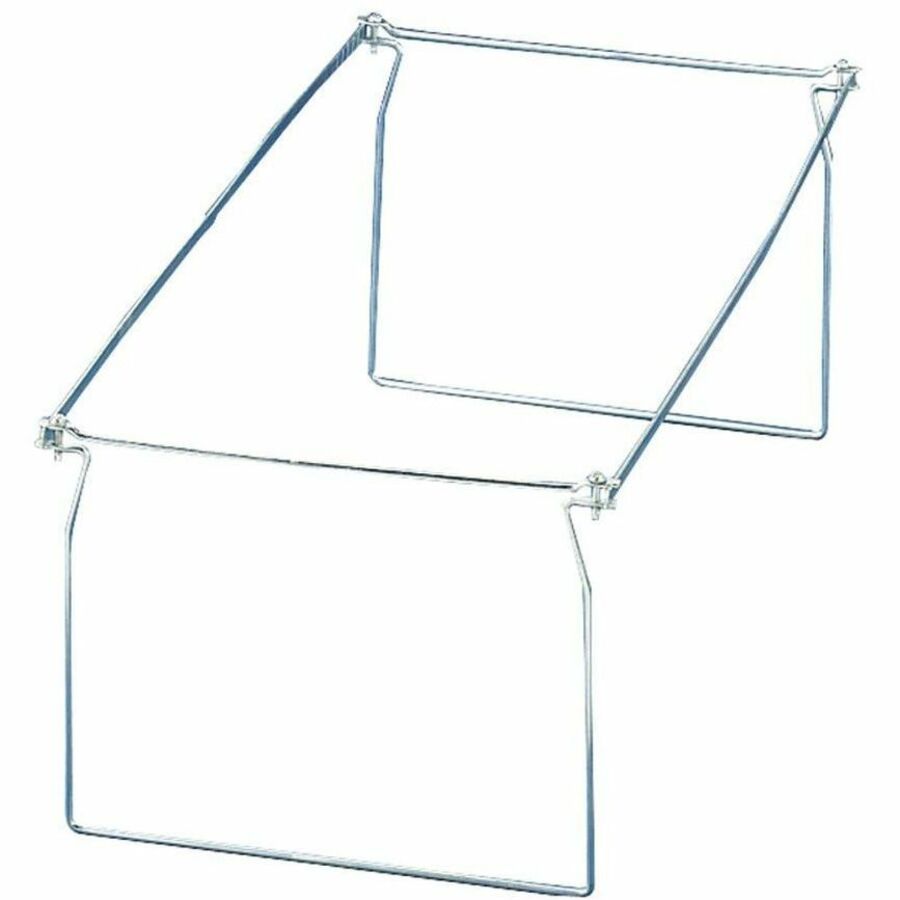 Officemate Hanging Folder Frames - Letter - 24" to 27" Long - Steel - Stainless Steel - 6 / Box