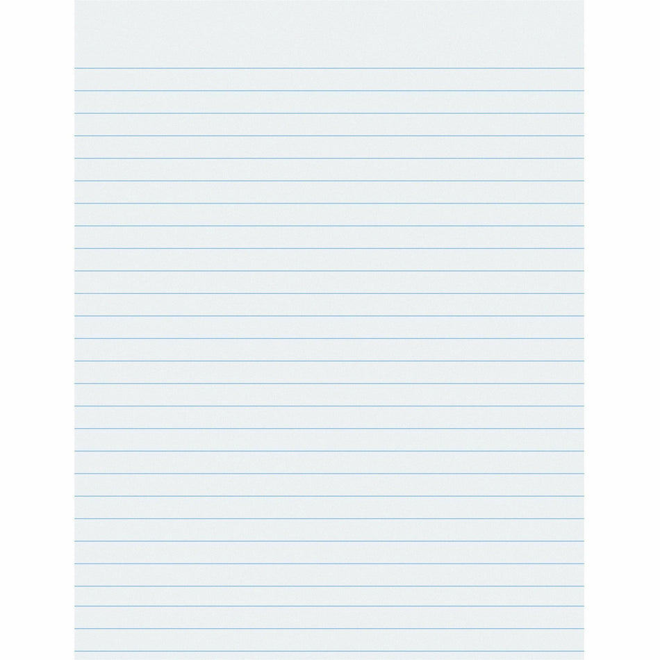 Pacon Composition Paper - Letter - Wide Ruled Front Ruling - 0.37" Ruled - Unruled Margin - 16 lb Basis Weight - Letter - 8 1/2" x 11" Sheet Size - White Paper - Bond Paper - 500 / Ream