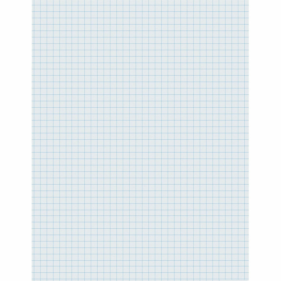 Pacon Composition Paper - Letter - Grid Ruled Front Ruling - 0.25" Ruled - Unruled Margin - 16 lb Basis Weight - Letter - 8 1/2" x 11" Sheet Size - White Paper - Bond Paper - 500 / Ream