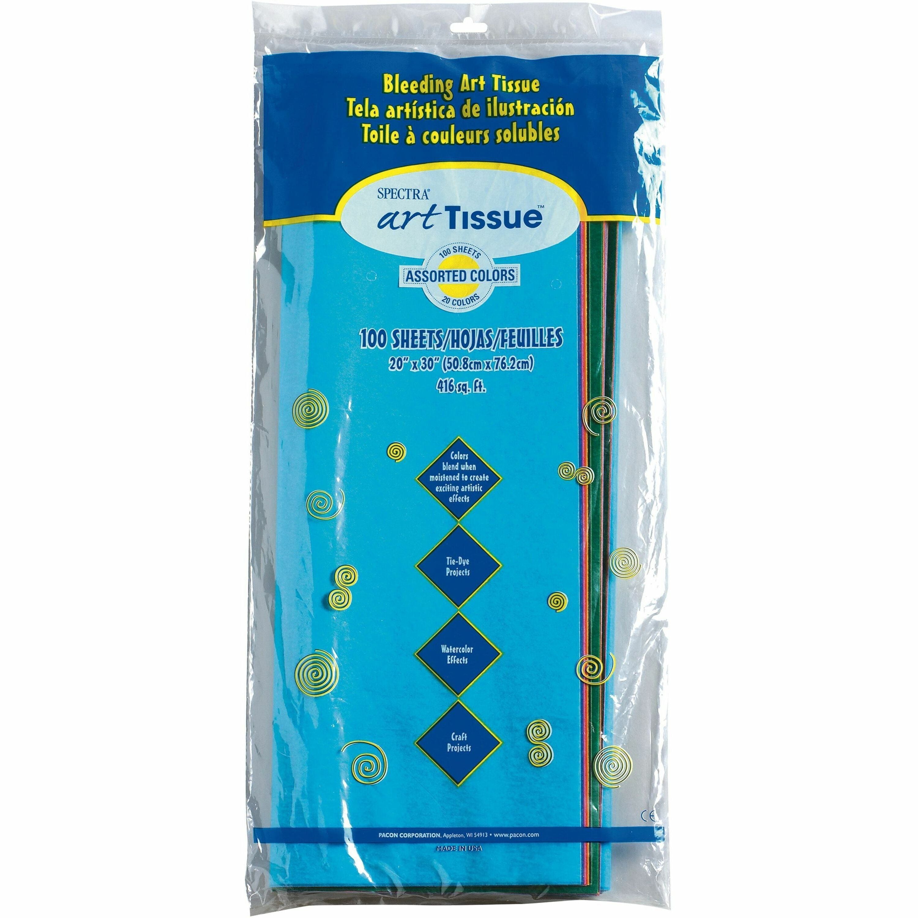 Spectra Art Tissue Paper Assortment - 20" Width x 30" Length - Assorted - 100 / Pack