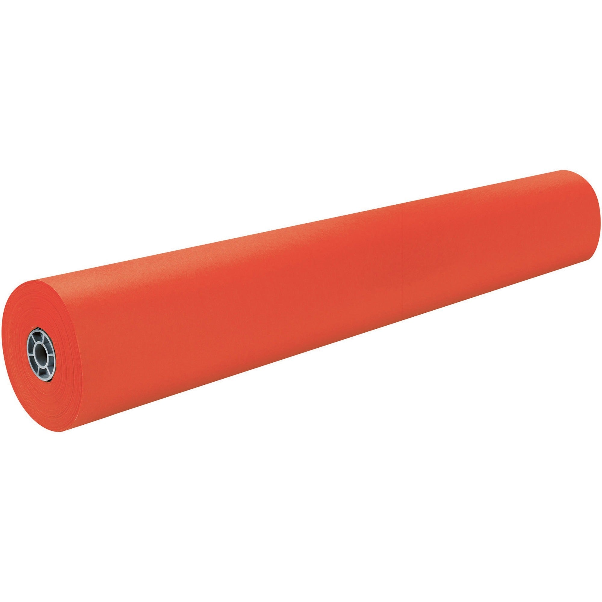 Rainbow Kraft Colored Kraft Duo-Finish Kraft Paper - ClassRoom Project - 36" Width x 1000 ft Length - Orange - Kraft - 1 Roll