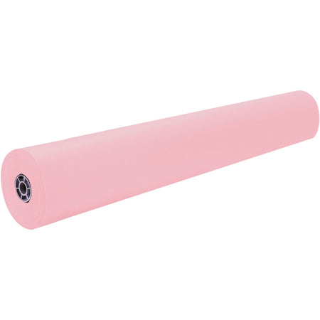Rainbow Kraft Colored Kraft Duo-Finish Kraft Paper - ClassRoom Project - 36" Width x 1000 ft Length - Pink - Kraft - 1 Roll