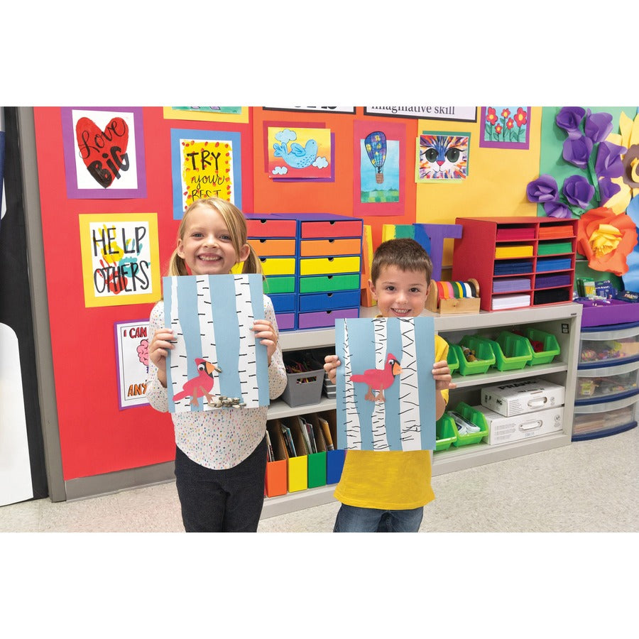 Prang Smart-Stack Construction Paper - Multipurpose - 9" Width x 12" Length - Assorted - 300 / Pack