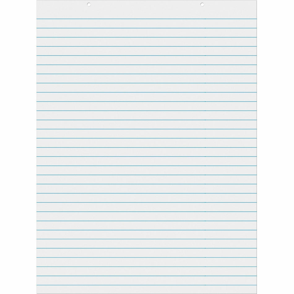 Pacon Chart Table - 70 Sheets - Glue - Ruled Front Ruling - 1" Ruled - Unruled Margin - 24" x 32" Sheet Size - White Paper - Bond Paper - 1 Each