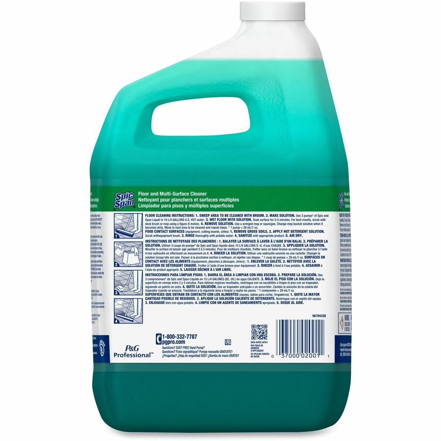 Spic and Span Floor and Multi-Surface Cleaner - Rear