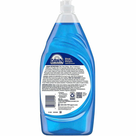 Dawn Manual Dishwashing Liquid - Rear
