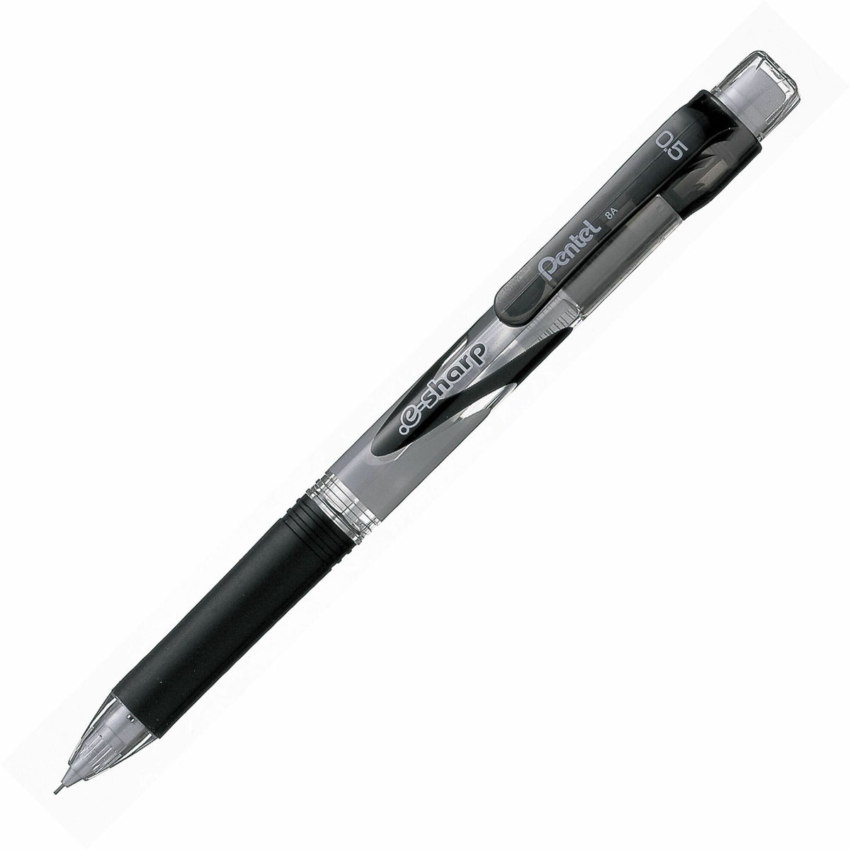 Pentel E-Sharp Mechanical Pencils - 0.5mm Lead - Refillable - Black Barrel
