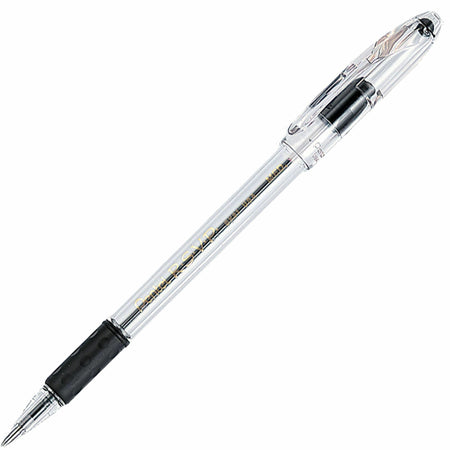 Pentel R.S.V.P. Ballpoint Stick Pens - 1mm Medium Point - Black Ink - Refillable