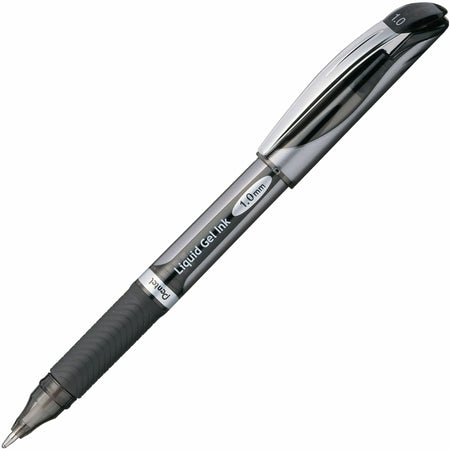 EnerGel Deluxe Liquid Gel Pen: 1mm Bold Point Refillable Black Ink - Pens