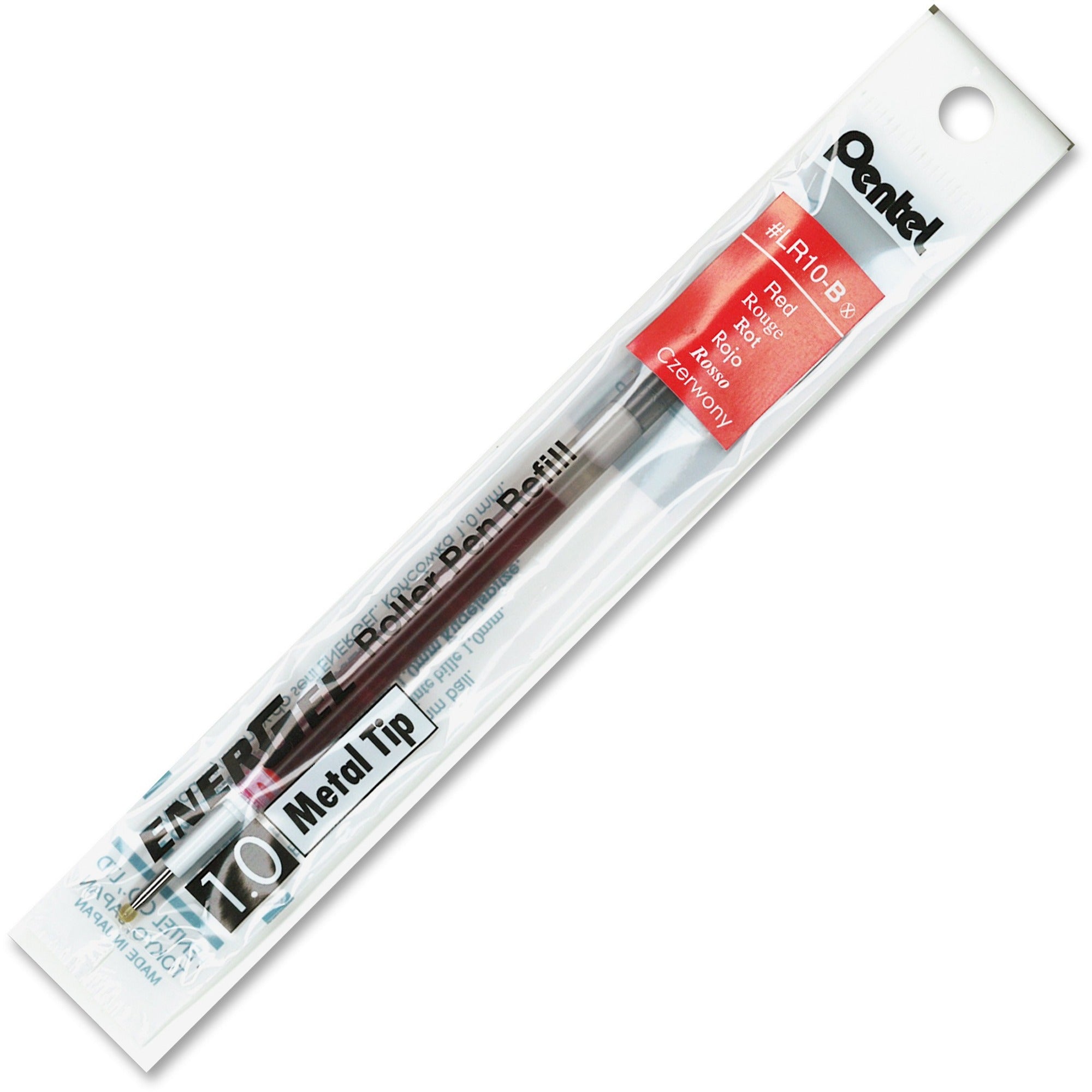 EnerGel EnerGel Liquid Gel Pen Refills - 1 mm , Bold Point - Red Ink - 1 Each