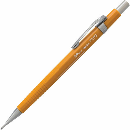 Pentel Sharp Automatic Pencil 0.9mm Black Lead Refillable Yellow Barrel - Pencils